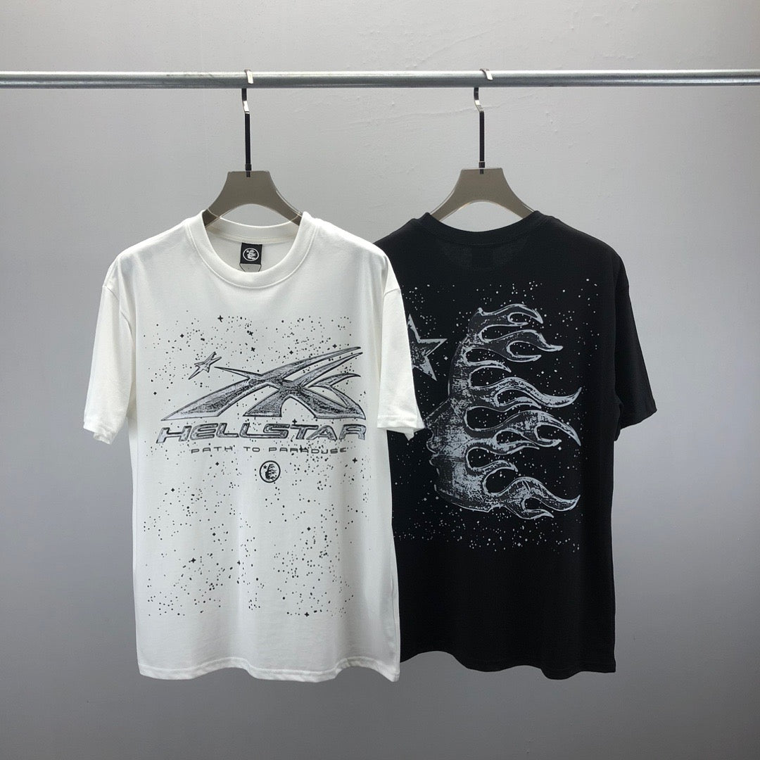 Schwarz-weißes T-Shirt