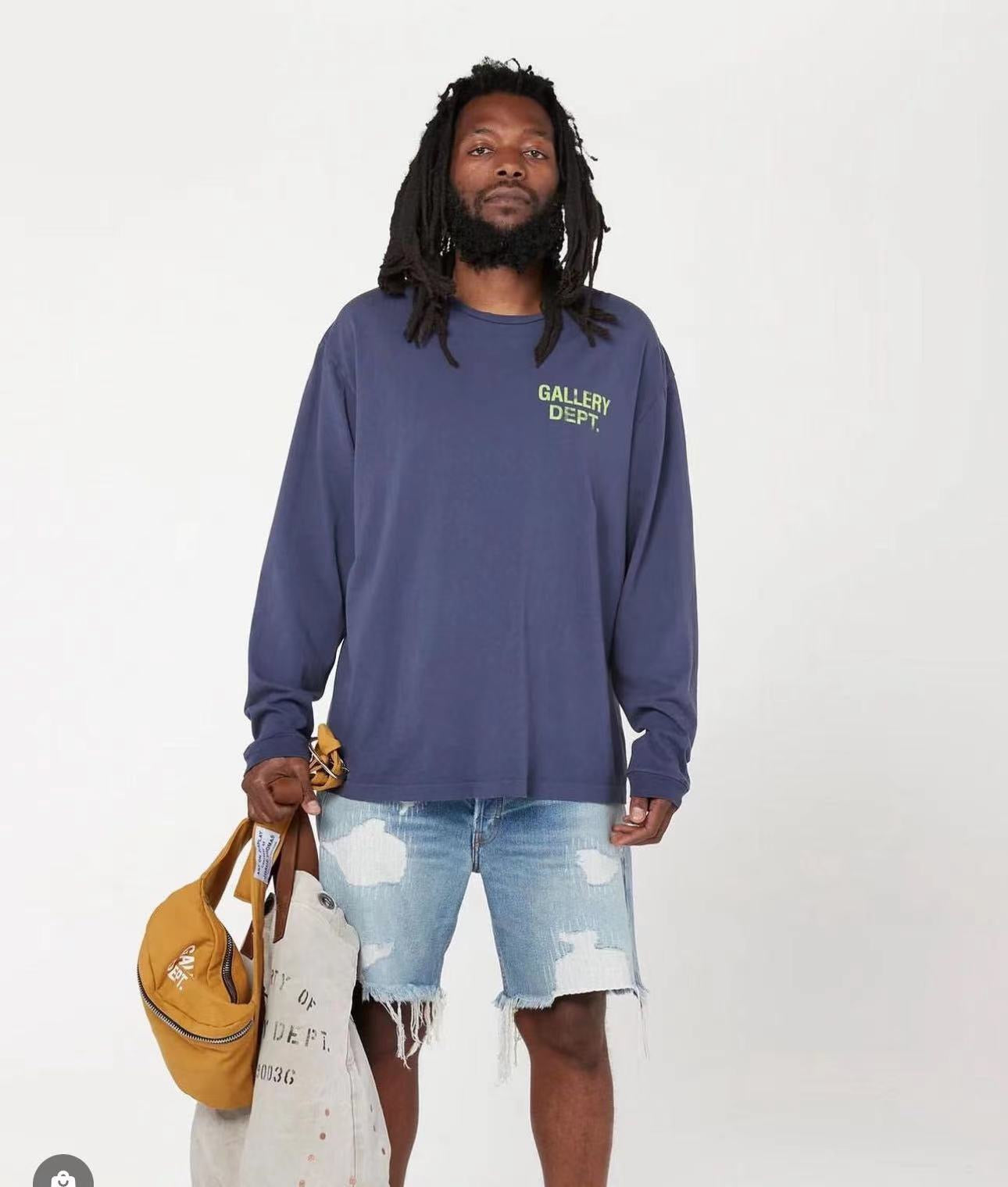 Blaues und himmelblaues Sweatshirt