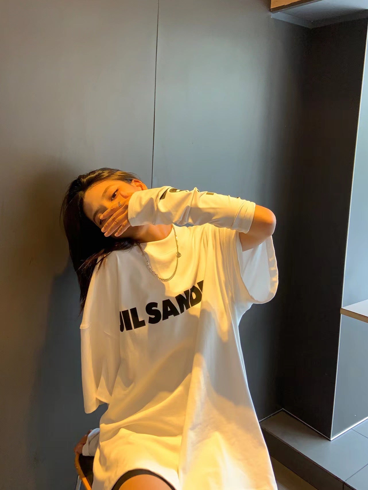 weißes T-Shirt