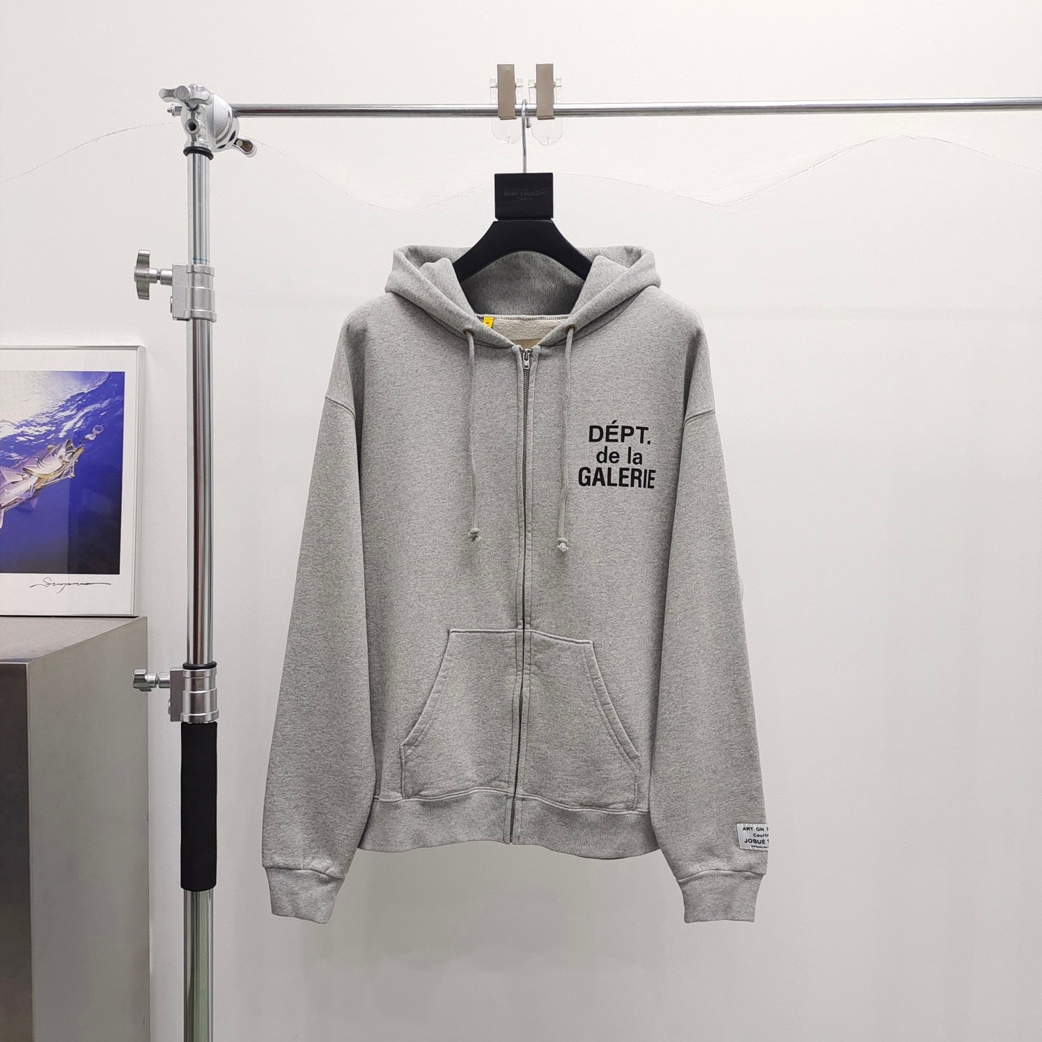 Graue Jacke