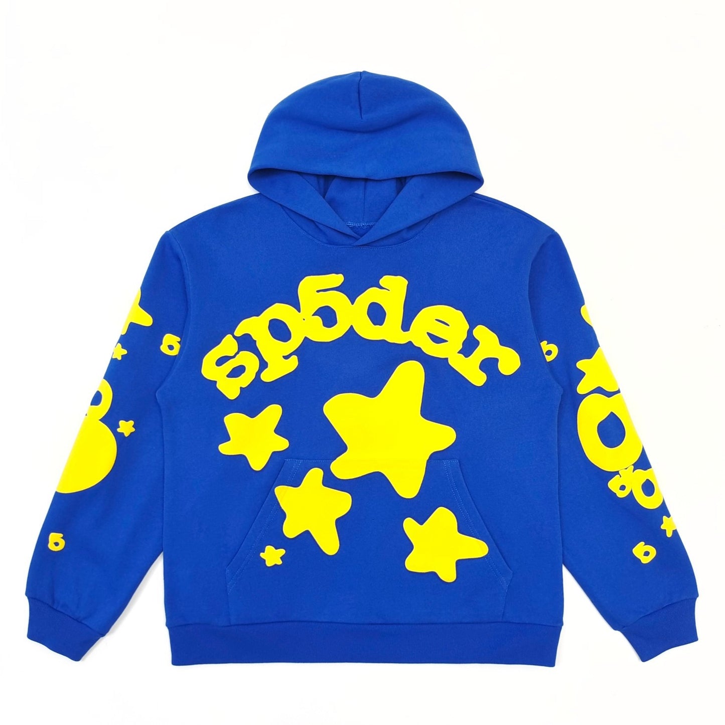 Sudadera con capucha azul
