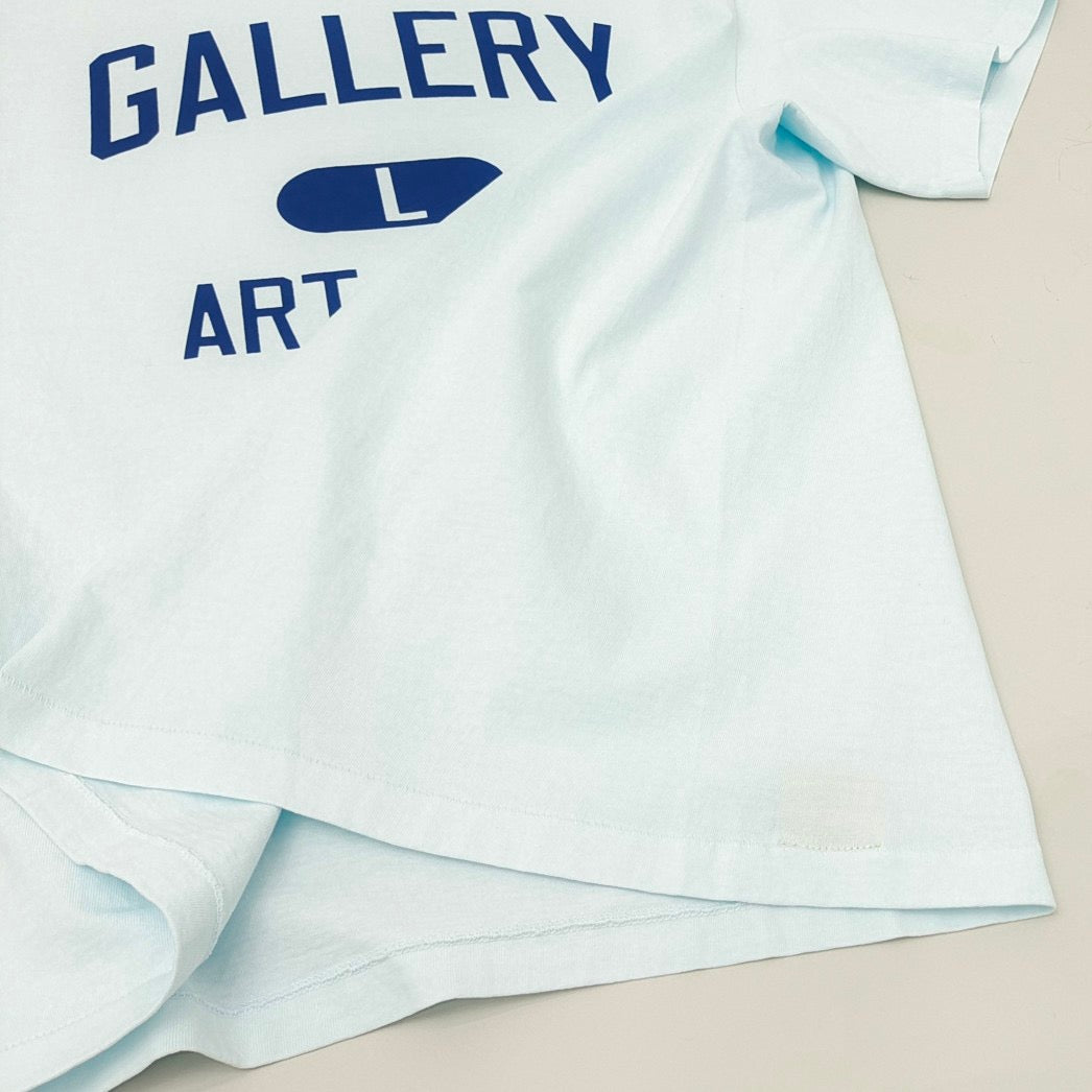 White, Navy blue and Ice blue T-shirt - FashionHype.xyz