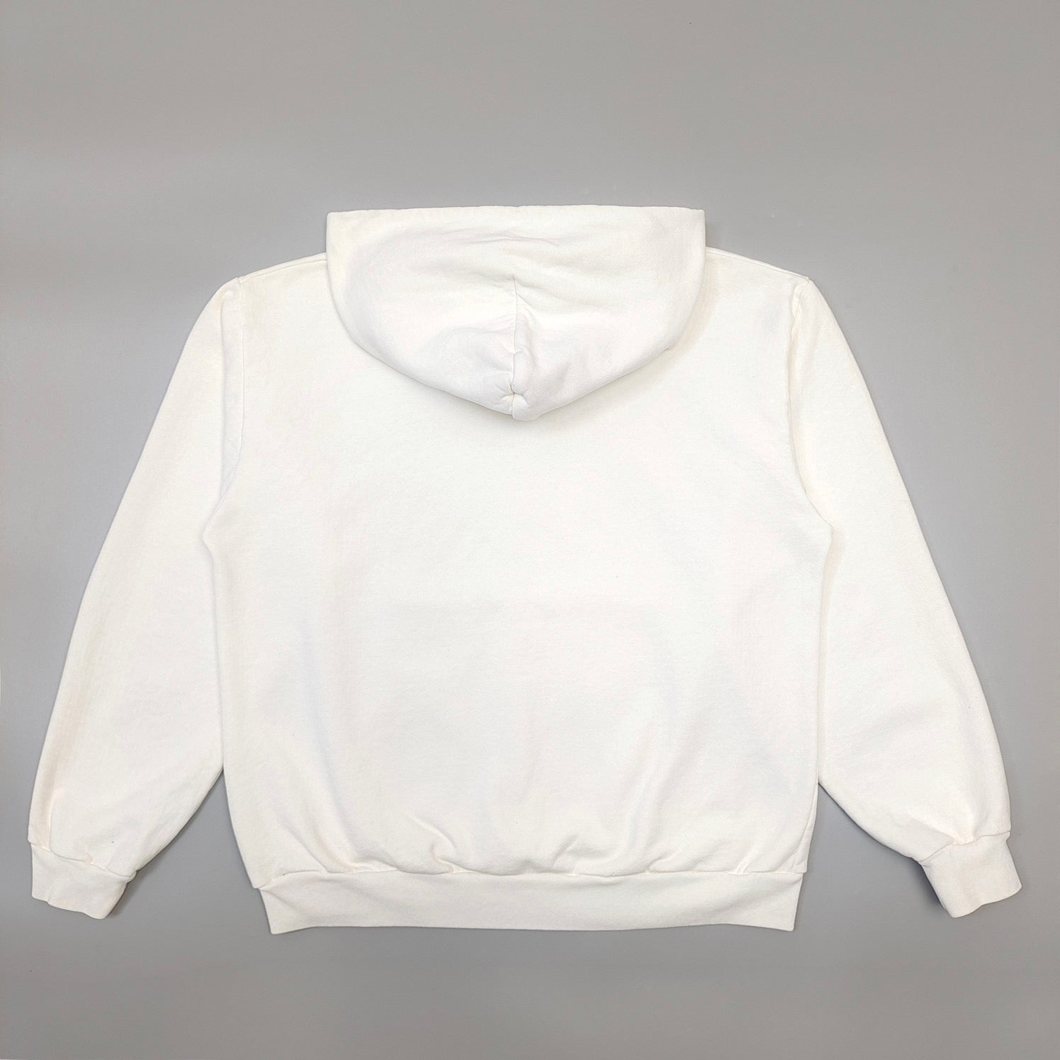 Weißer Hoodie