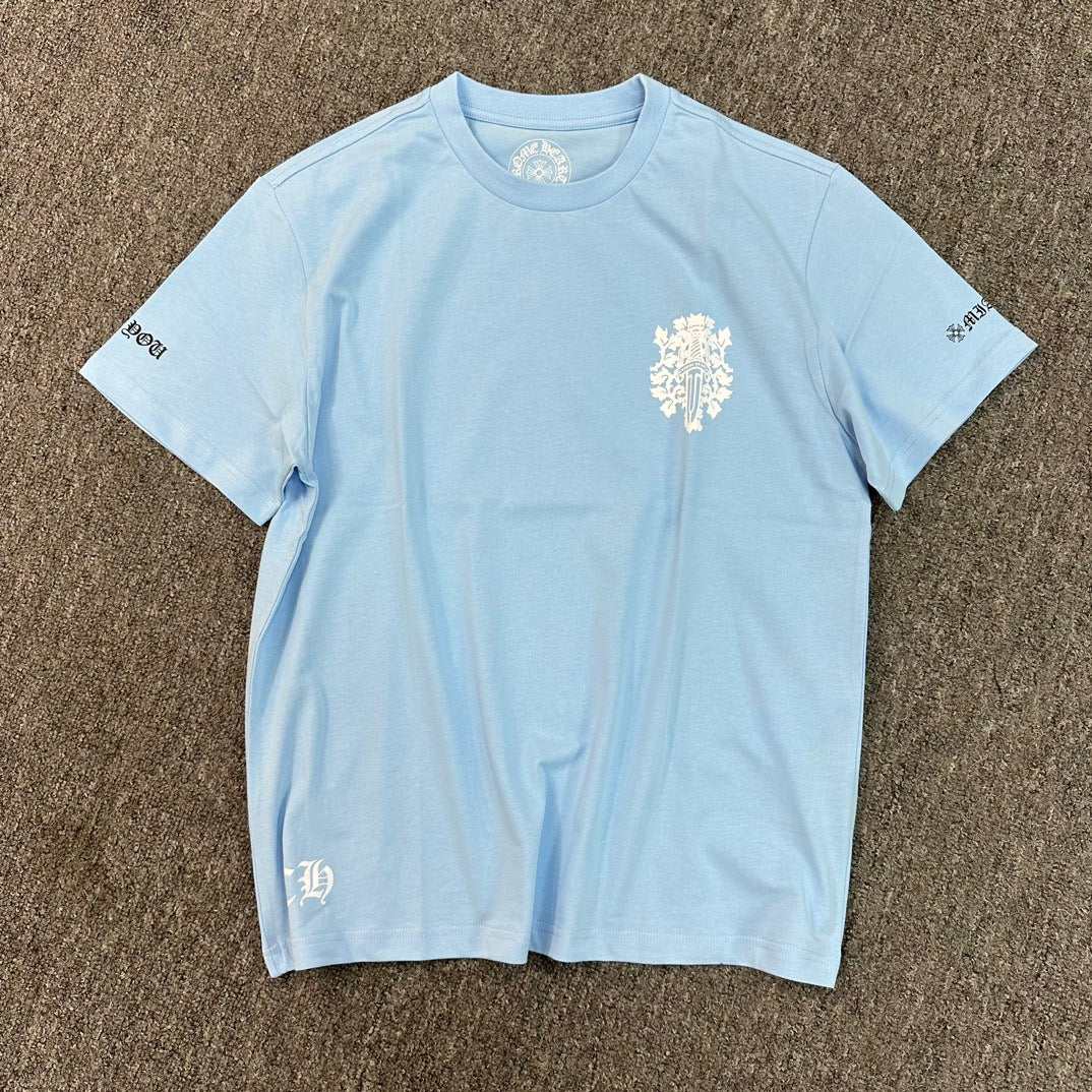 Himmelblaues T-Shirt – Größe XXL