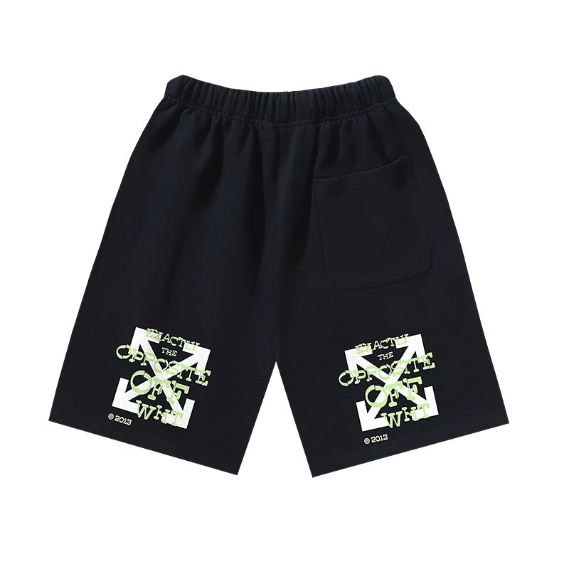 Schwarz-weiße Shorts