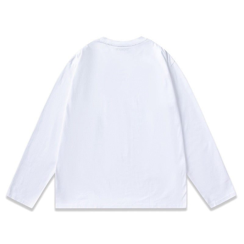 سويت شيرت باللونين الأبيض والأسود