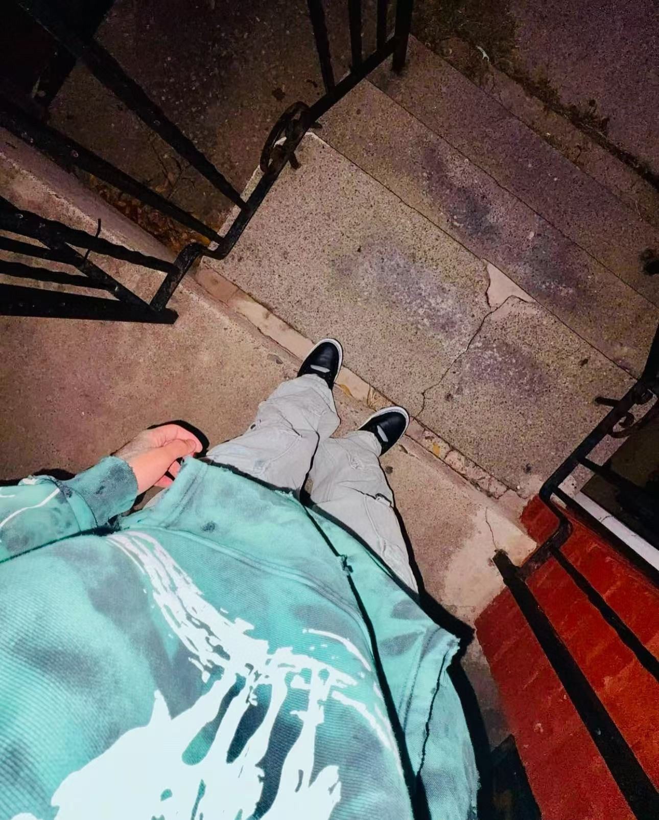 Mehrfarbiger Hoodie
