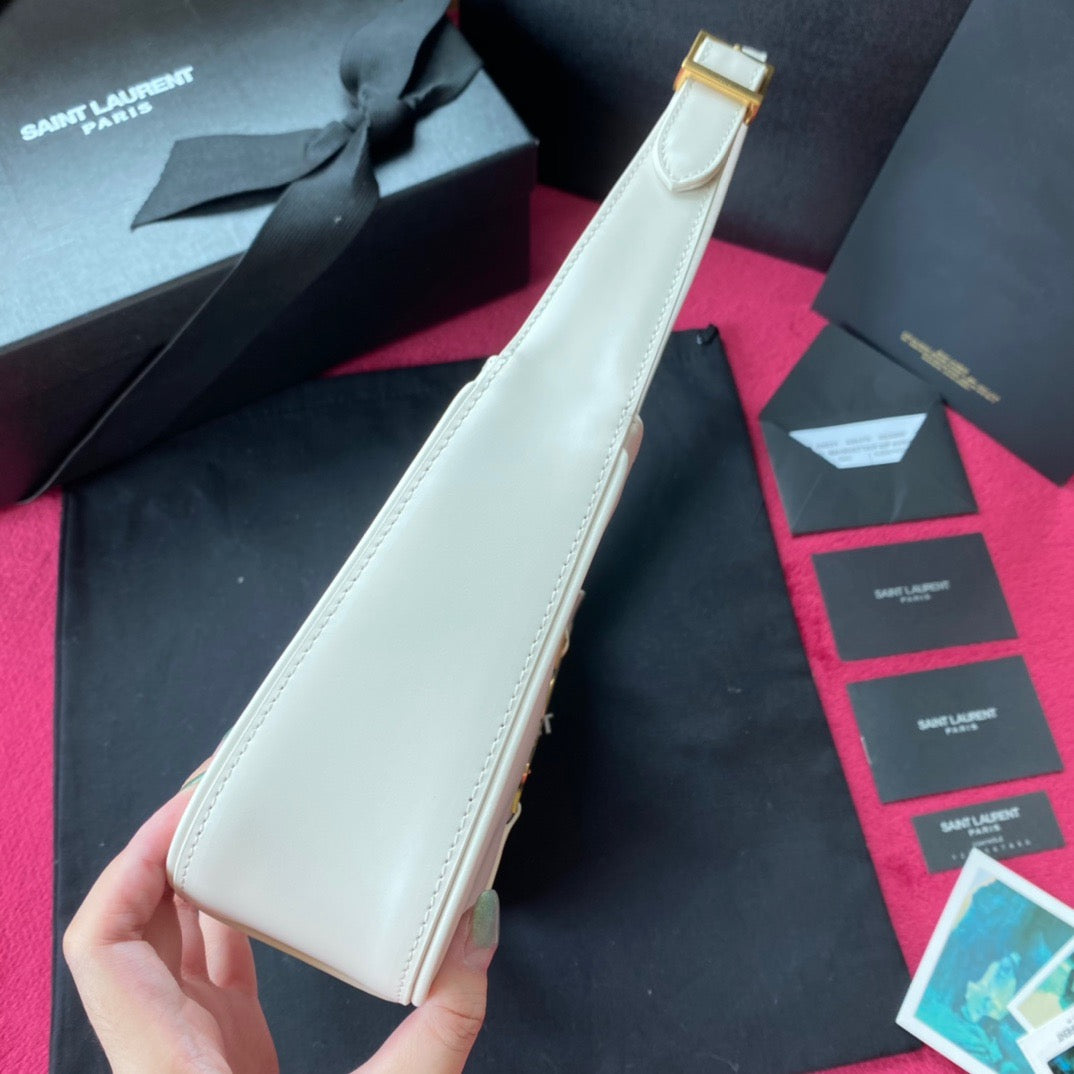 Sage, Off White and Black Bags