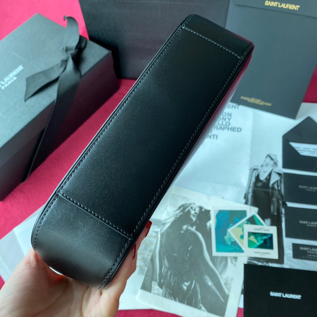 Sage, Off White and Black Bags