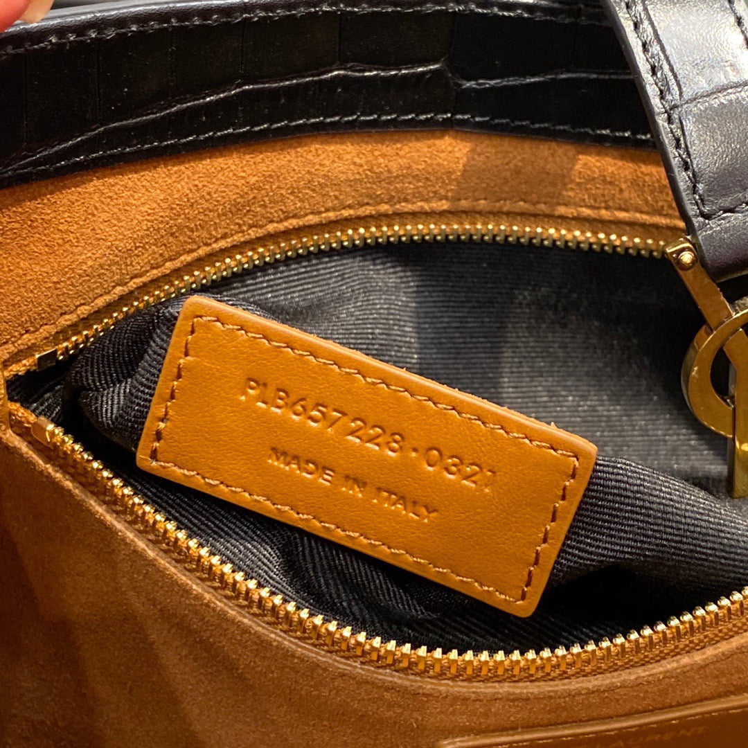 Sage, Off White and Black Bags