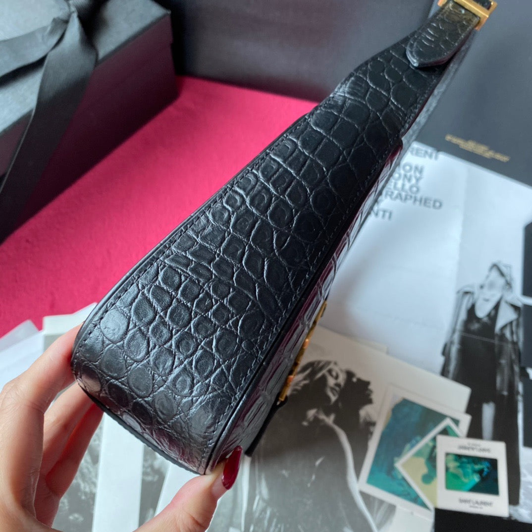 Sage, Off White and Black Bags