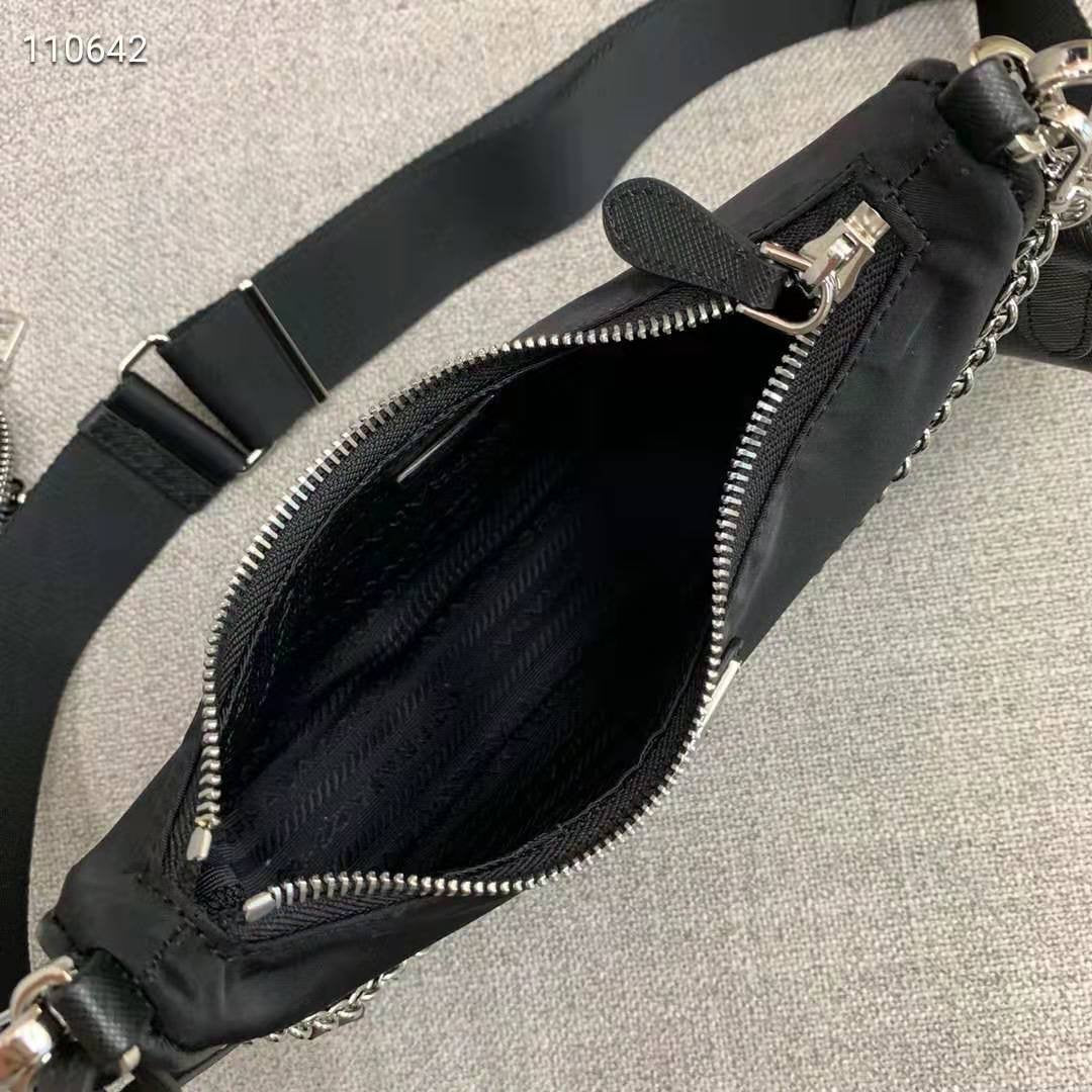 Bolso bandolera convertible negro - FashionHype.xyz