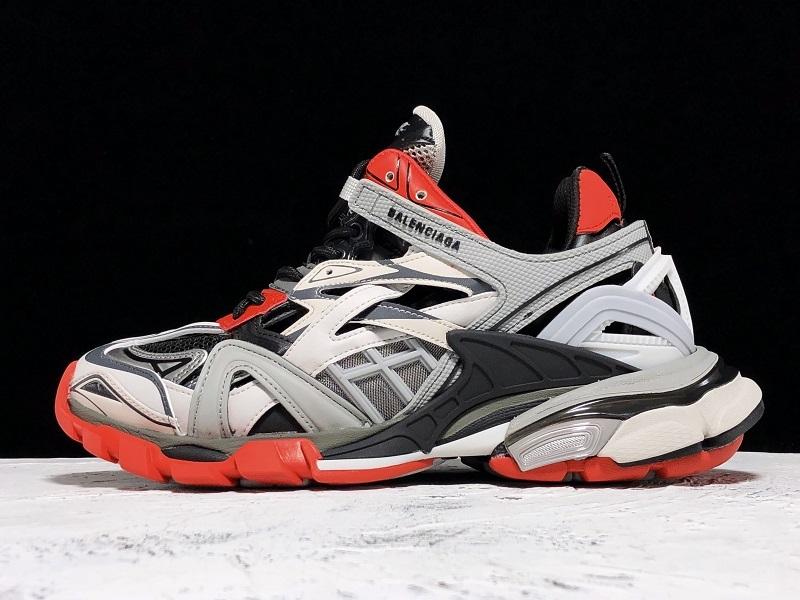 Zapatillas deportivas grises/rojas - FashionHype.xyz