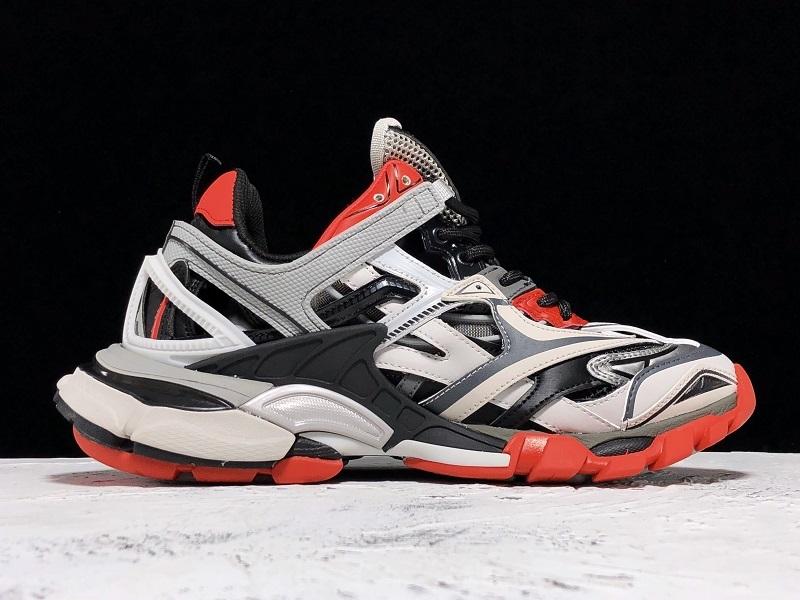 Zapatillas deportivas grises/rojas - FashionHype.xyz