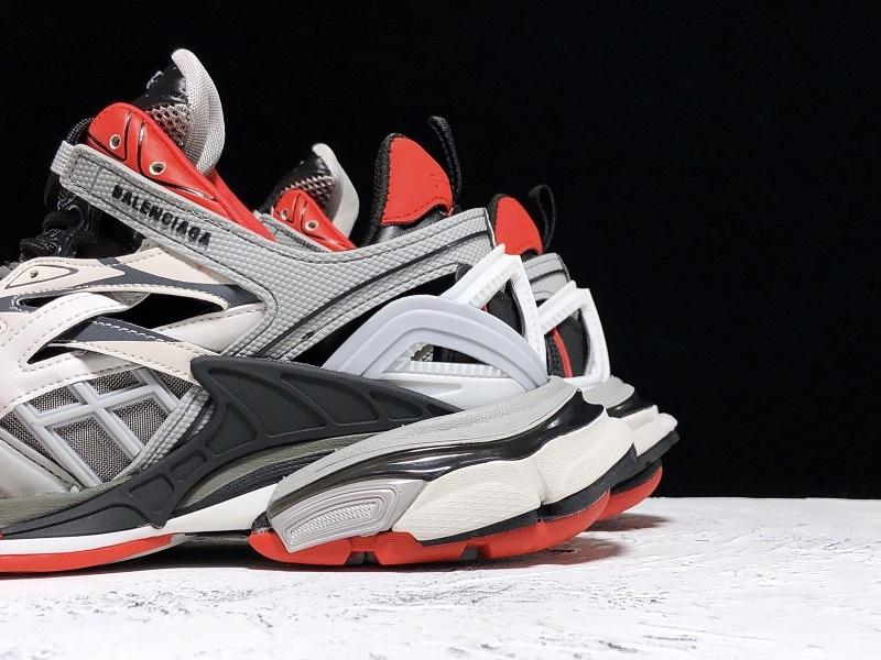 Zapatillas deportivas grises/rojas - FashionHype.xyz