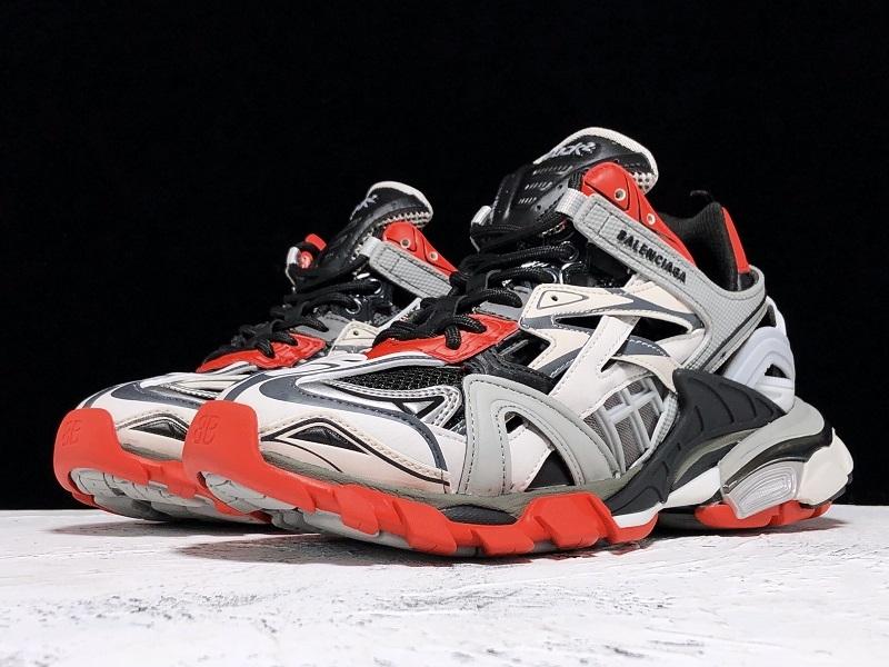 Zapatillas deportivas grises/rojas - FashionHype.xyz