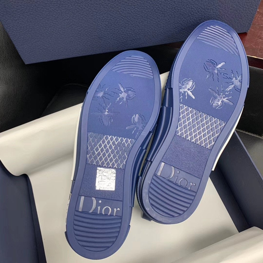 Zapatillas altas monograma azules - FashionHype.xyz