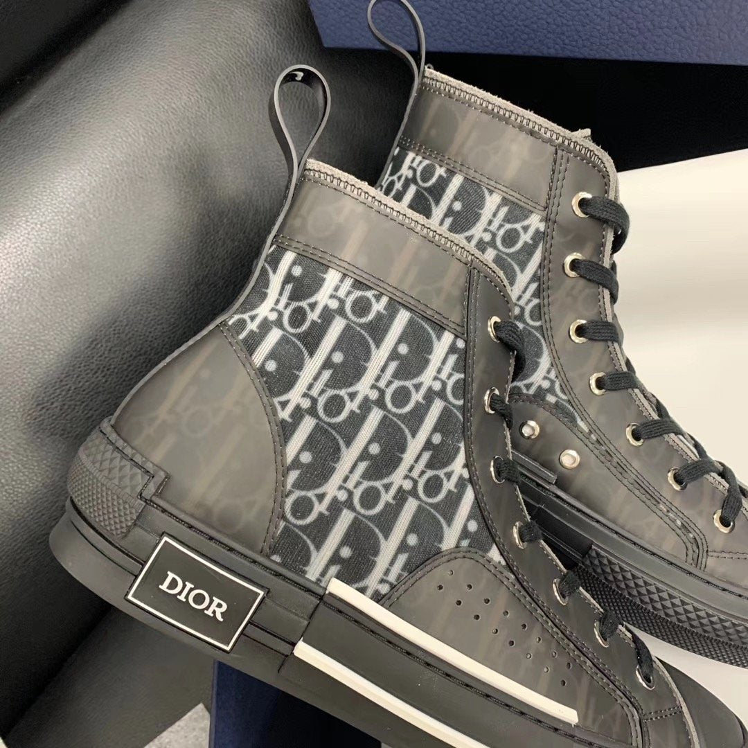 High-Top-Sneakers mit Monogramm