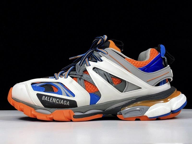 Zapatillas deportivas blanco/naranja/azul - FashionHype.xyz
