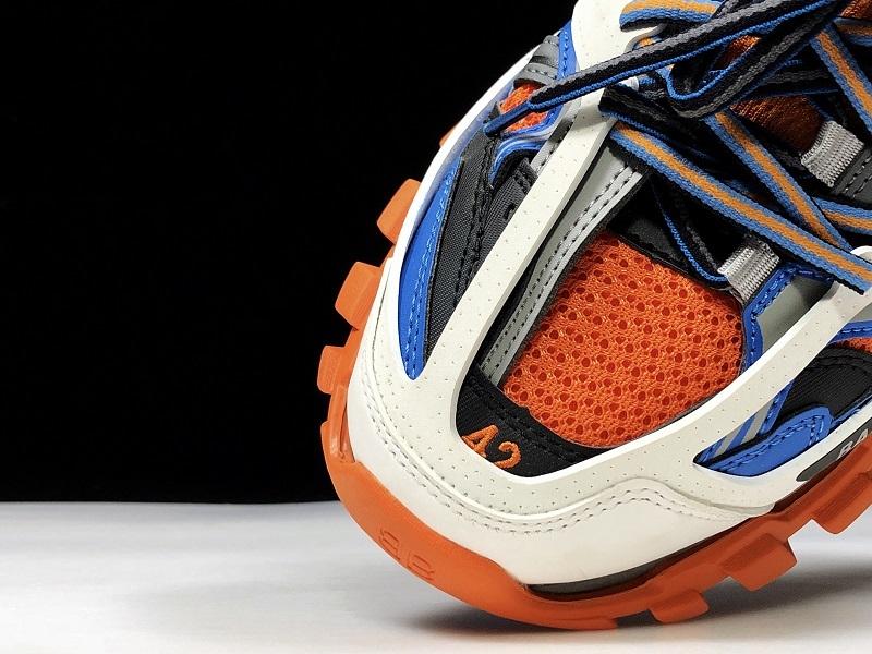 Zapatillas deportivas blanco/naranja/azul - FashionHype.xyz