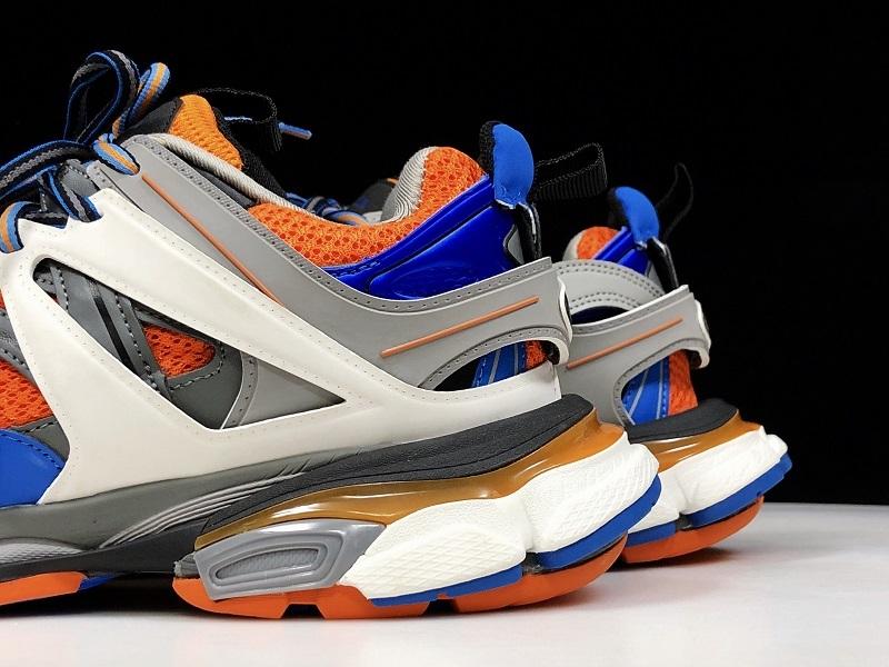 Zapatillas deportivas blanco/naranja/azul - FashionHype.xyz