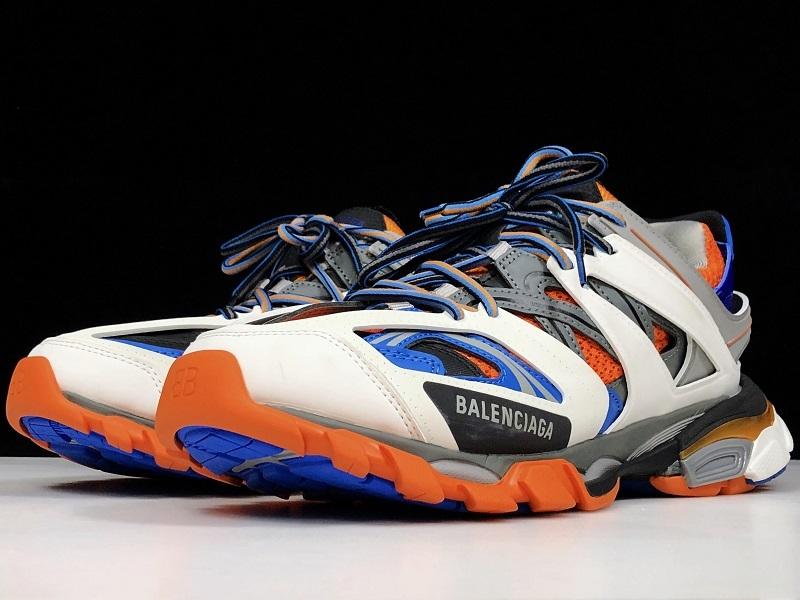 Zapatillas deportivas blanco/naranja/azul - FashionHype.xyz