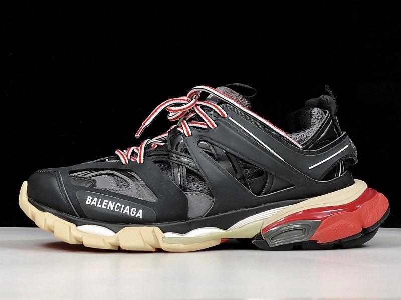 Zapatillas deportivas negro con suela marrón/roja - FashionHype.xyz
