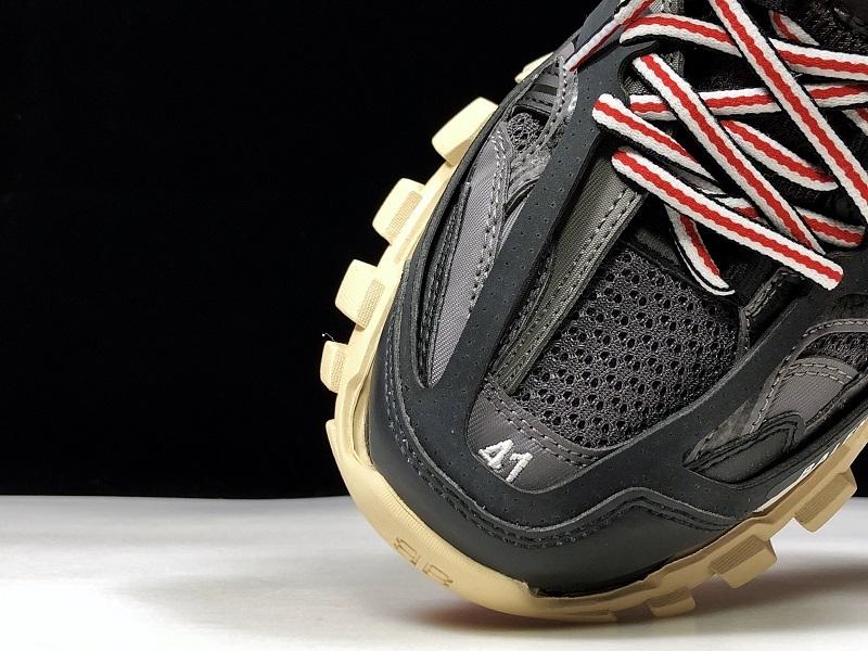 Zapatillas deportivas negro con suela marrón/roja - FashionHype.xyz