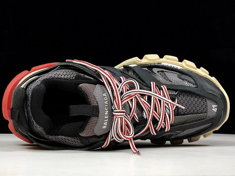 Zapatillas deportivas negro con suela marrón/roja - FashionHype.xyz