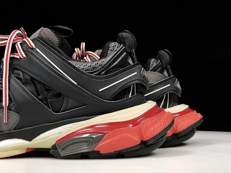 Zapatillas deportivas negro con suela marrón/roja - FashionHype.xyz