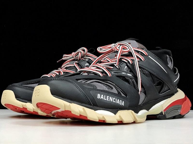Zapatillas deportivas negro con suela marrón/roja - FashionHype.xyz