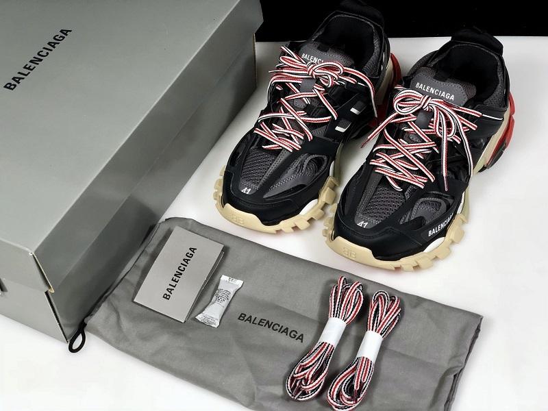 Zapatillas deportivas negro con suela marrón/roja - FashionHype.xyz