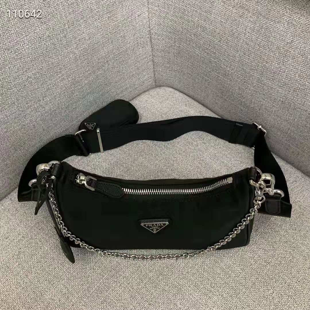 Bolso bandolera convertible negro - FashionHype.xyz