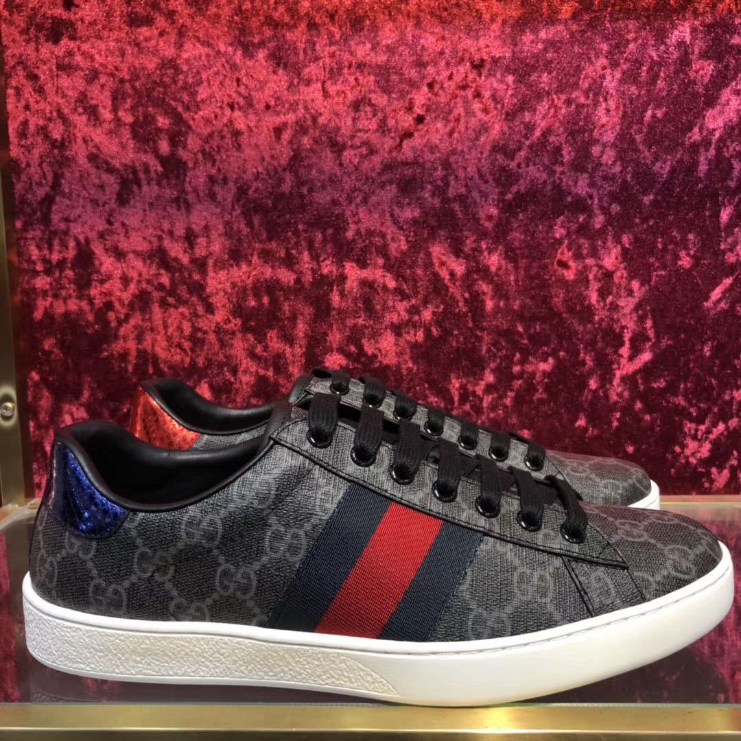 Zapatillas Gucci monogram negras - FashionHype.xyz